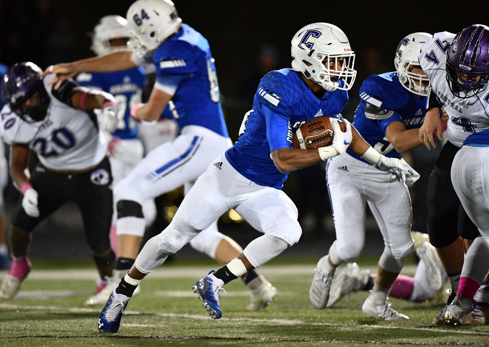 Breese Central at Columbia football
